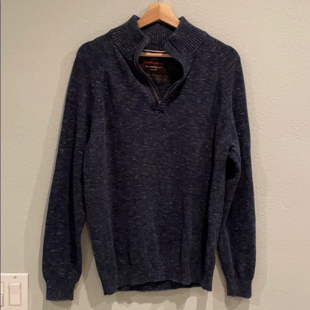 Weatherproof Men’s 1/4 Zip Sweater Size Medium - Picture 2 of 8